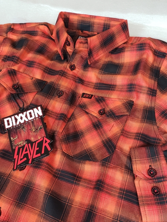 DIXXON Other - NWT DIXXON Men's Medium Slayer Hell Awaits Flannel Shirt